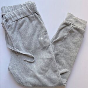 Juicy Couture comfy, grey, cuffed Joggers Sweatpants, Size Small